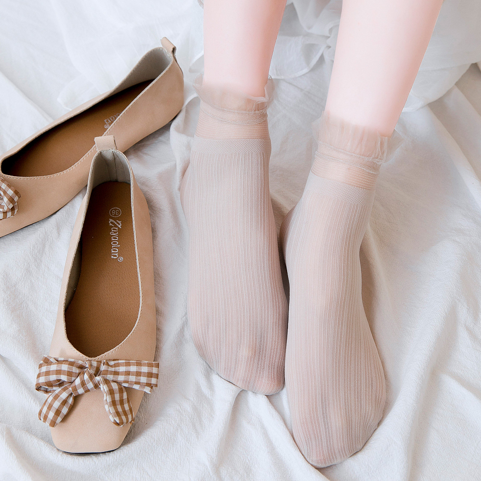 蕾丝袜子女花边短袜韩版可爱日系lolita软妹夏季短袜