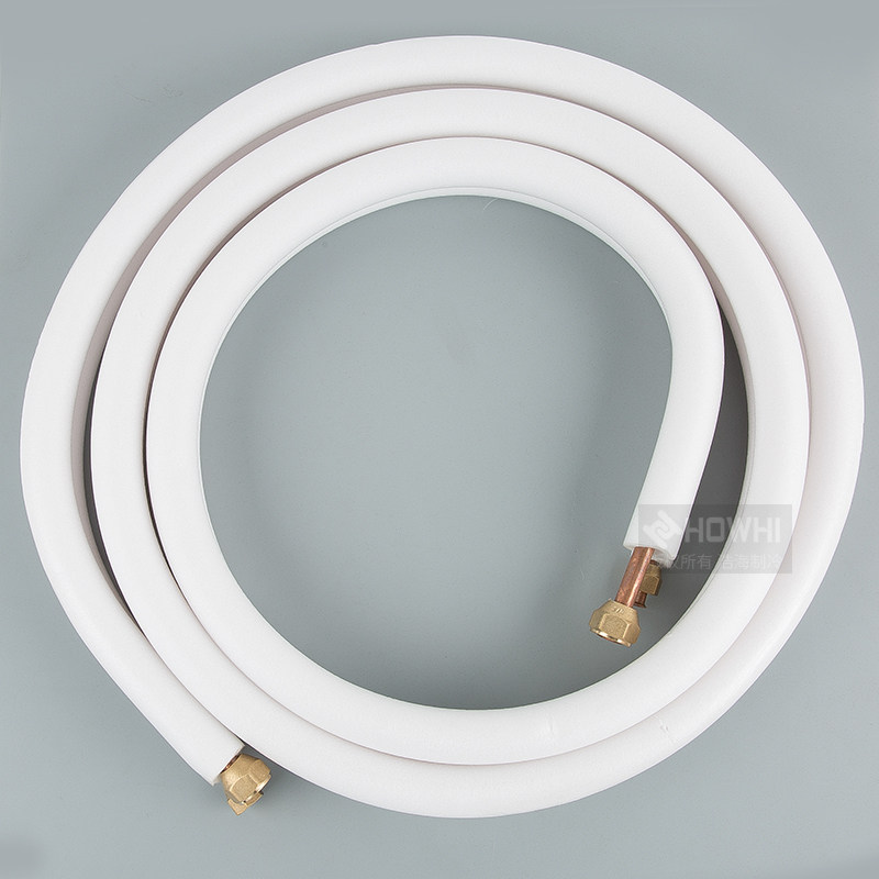 空调加厚铜铝管空调铝管连接管 空调铜头铝管带保温空调通用配件