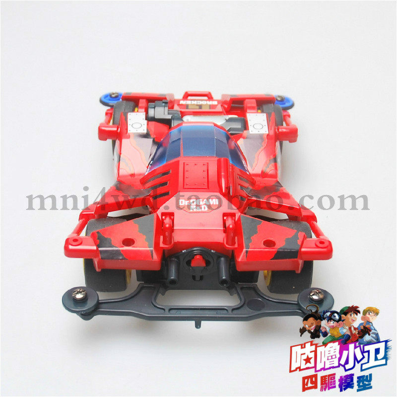 正品tamiya 田宫迷你四驱车 四驱兄弟 红色巨无霸 19411包邮