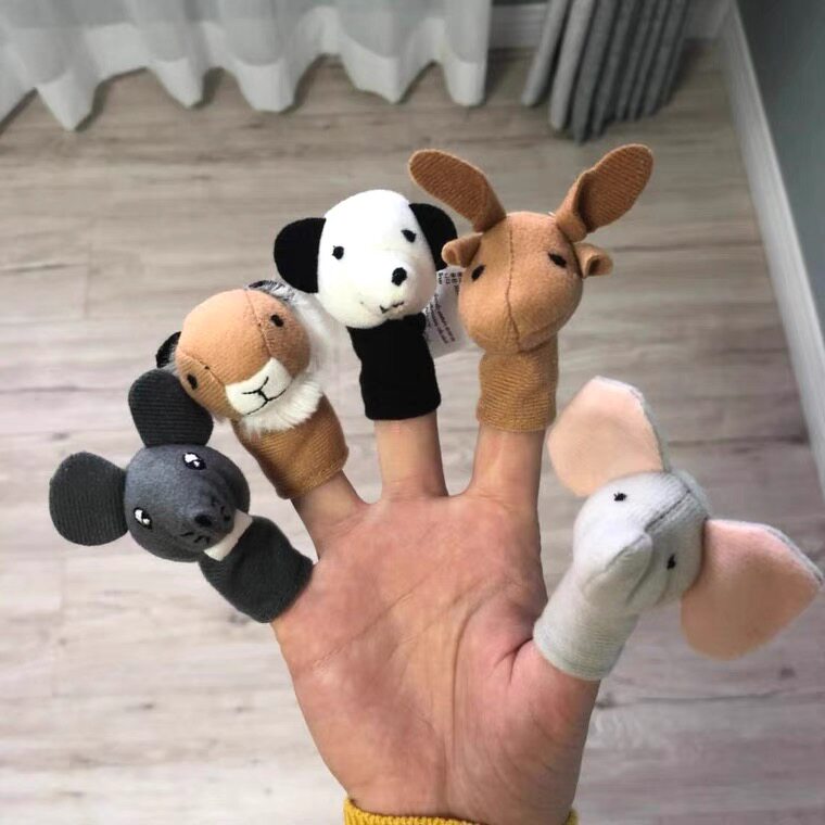 指偶宜家国内代购迪塔尤尔多色小动动物布艺手偶
