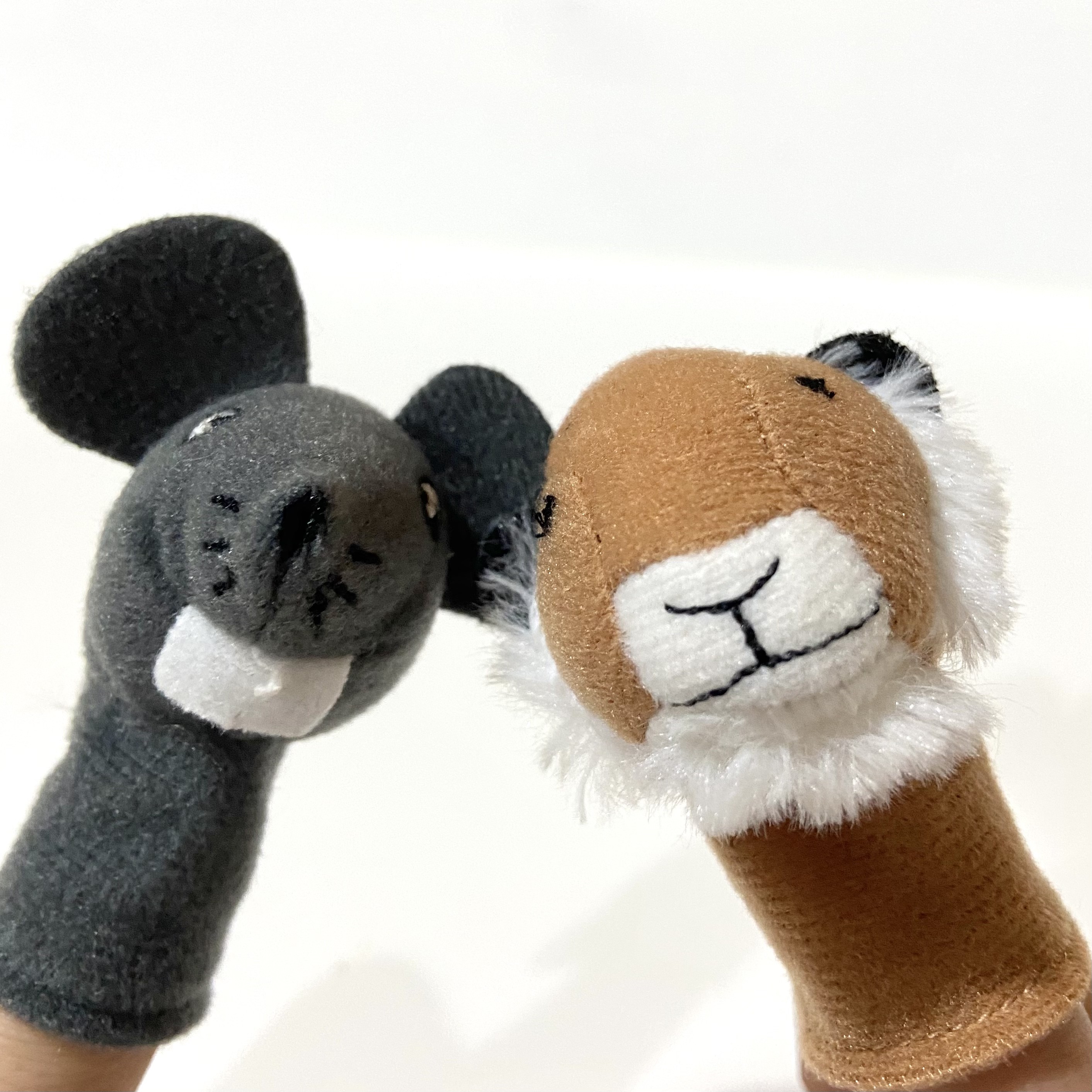 宜家国内代购迪塔迪尤尔指偶多色小动物布艺手套指偶