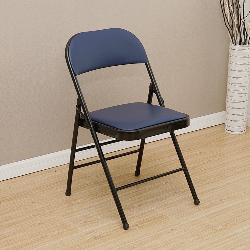 折叠椅子家用餐椅懒人便携休闲凳子背椅宿舍折叠椅