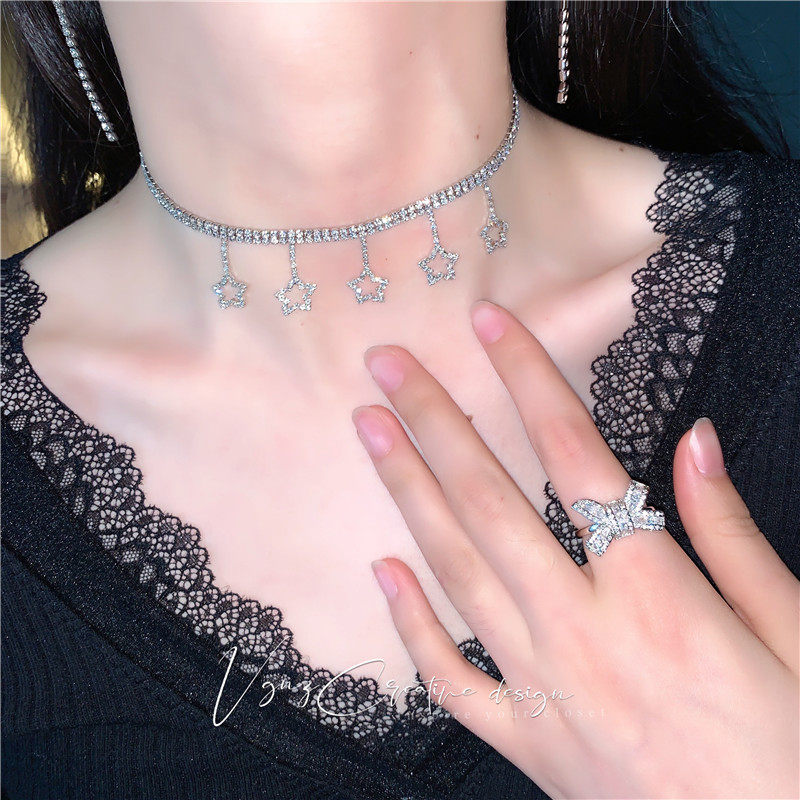 vegavesture加拿大设计师品牌星星项链项链