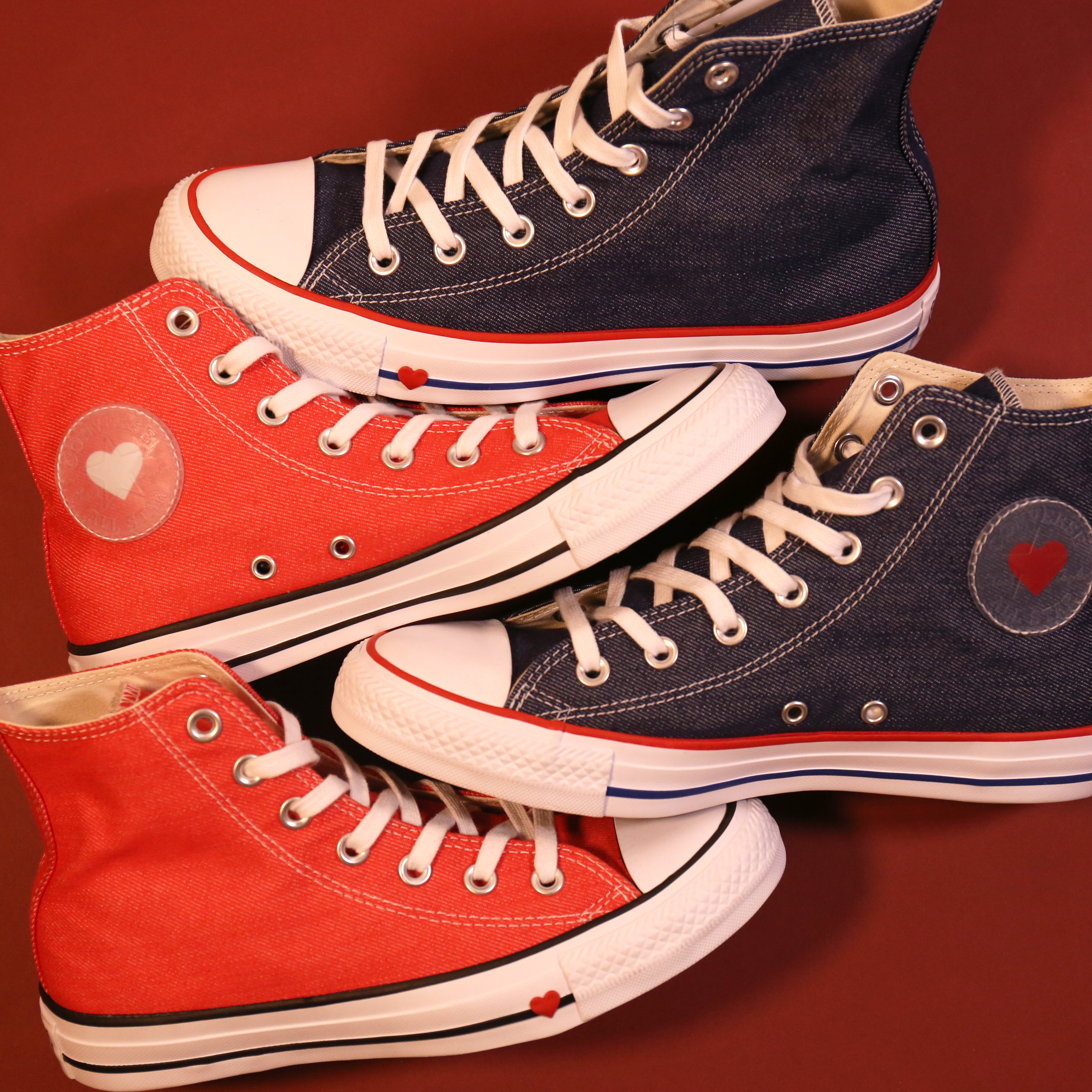 converse匡威allstar爱心情人节高帮帆布鞋163305c163303c帆布鞋