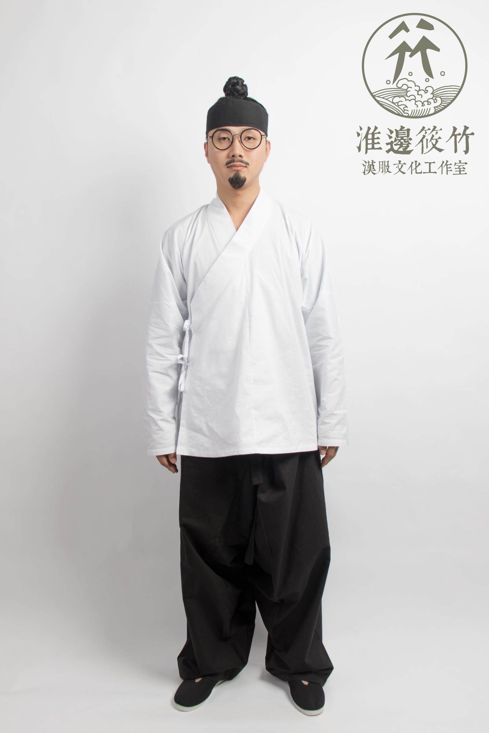 淮边筱竹量身定制汉服中衣明制交领短衣短衫汉服定制