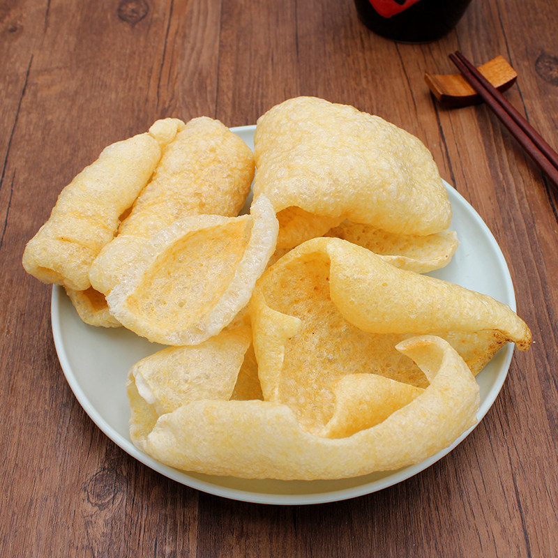 猪皮肉皮农家特产油炸皮皮肚猪响皮火锅干货其它干货