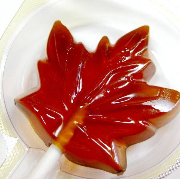 canadatrue加拿大枫糖棒棒糖儿童零食可爱枫叶糖果传统糖果