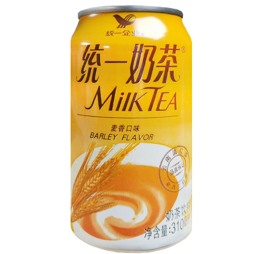 统一麦香奶茶旧包装图片