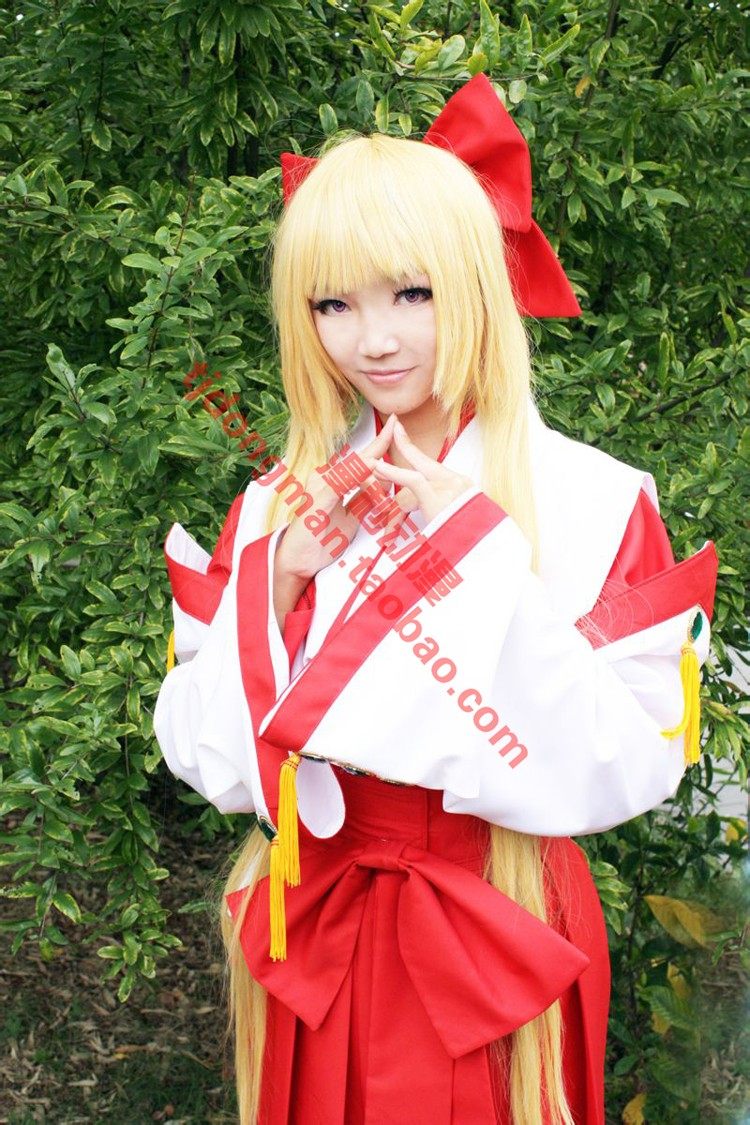 神无无月巫女栖川女装cosplay承接各种动漫服装cosplay女装