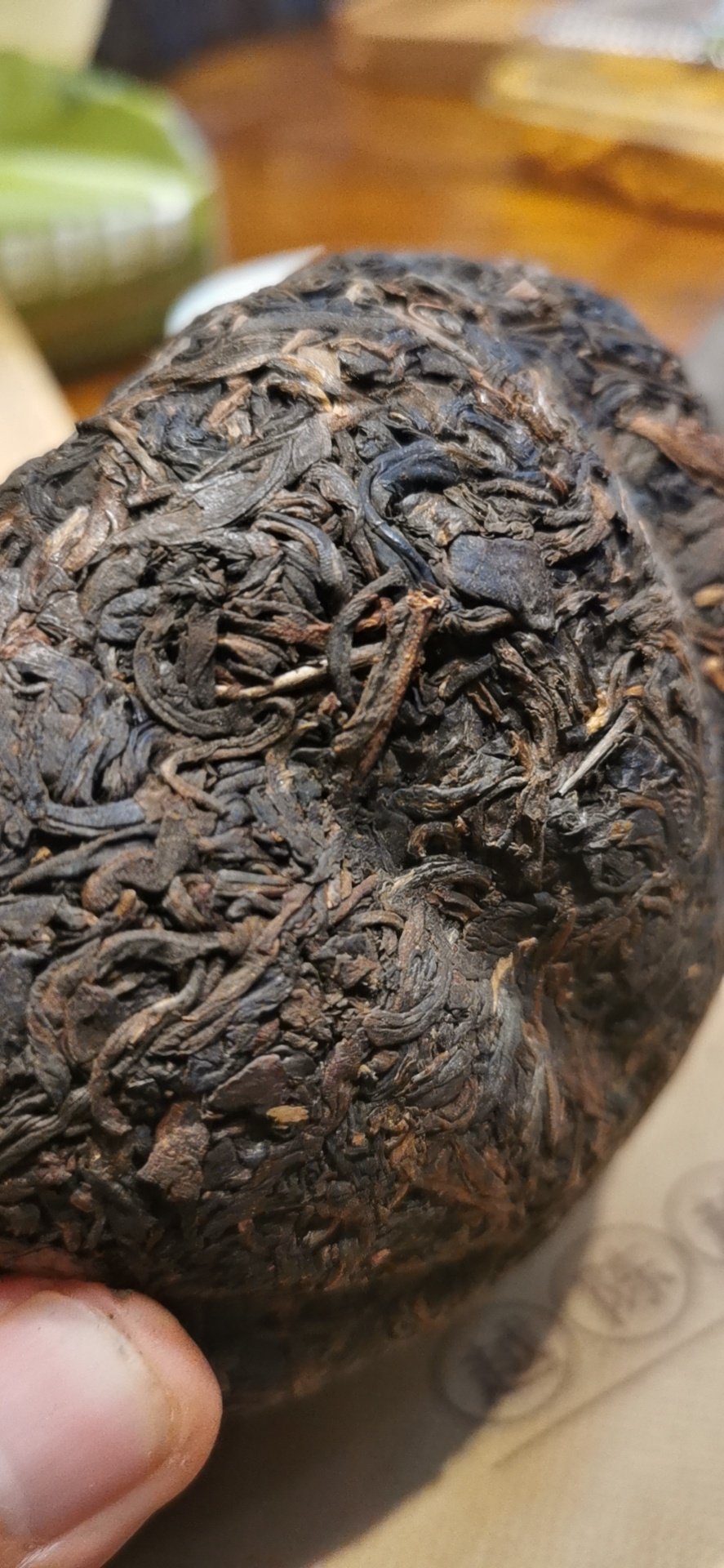 沱茶潞西县芒市茶叶公司98年德兰500克老生普洱茶普洱