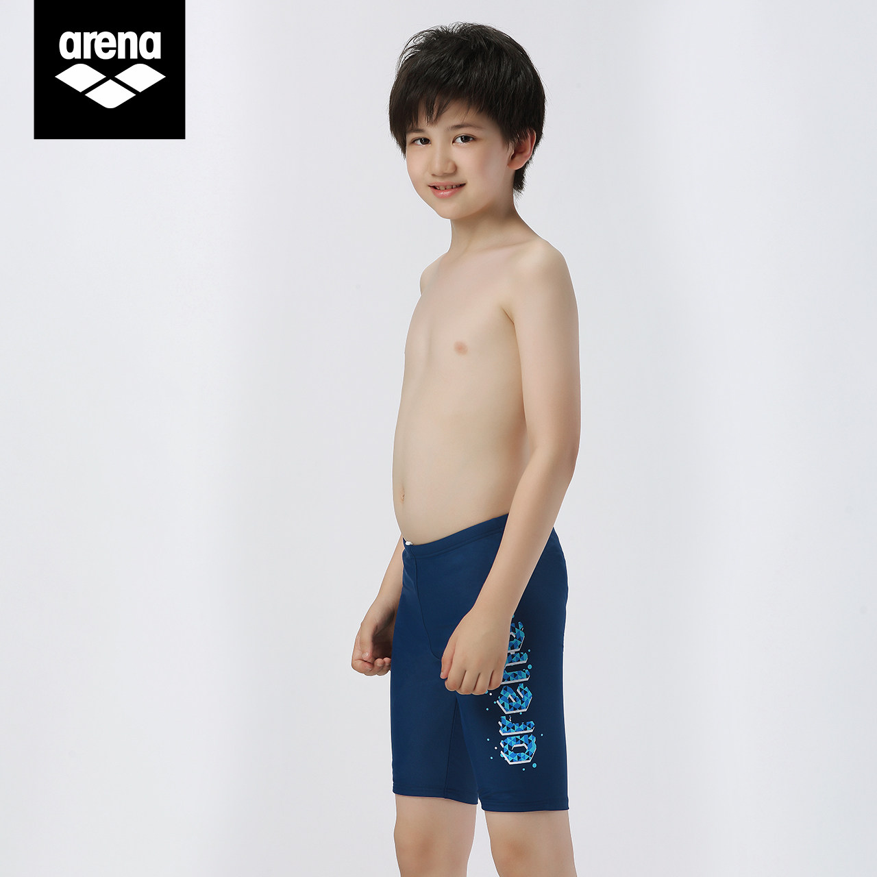 arena阿瑞娜 泳裤 儿童男童专业训练可爱三角游泳裤 高弹抗氯速干