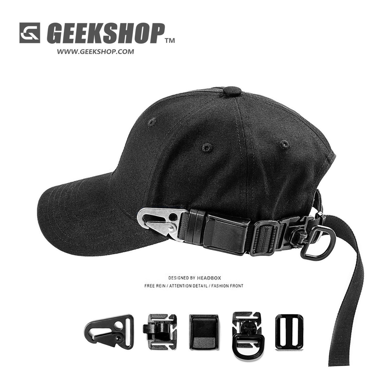 原创设计赛博朋克速龙战术机能棒球棒球帽帽子帽子