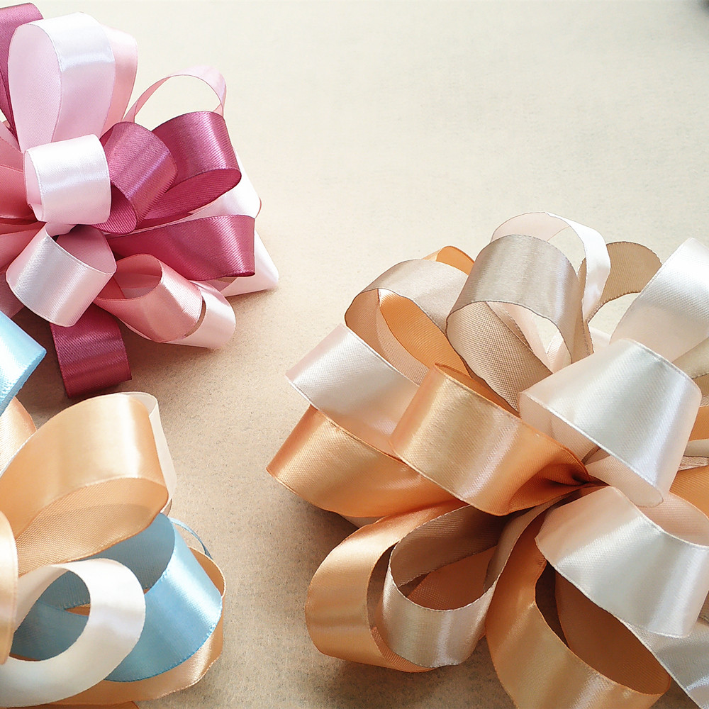 装饰绣球丝带唯美丝唯美香槟扶手楼梯酒店商场拉花