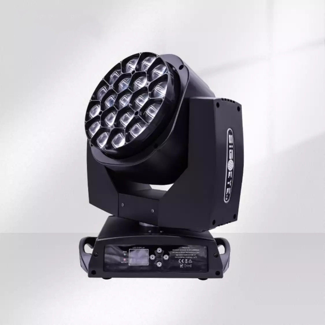 舞台灯光19颗大蜂眼摇头头灯led调焦染色色灯酒吧舞台灯光