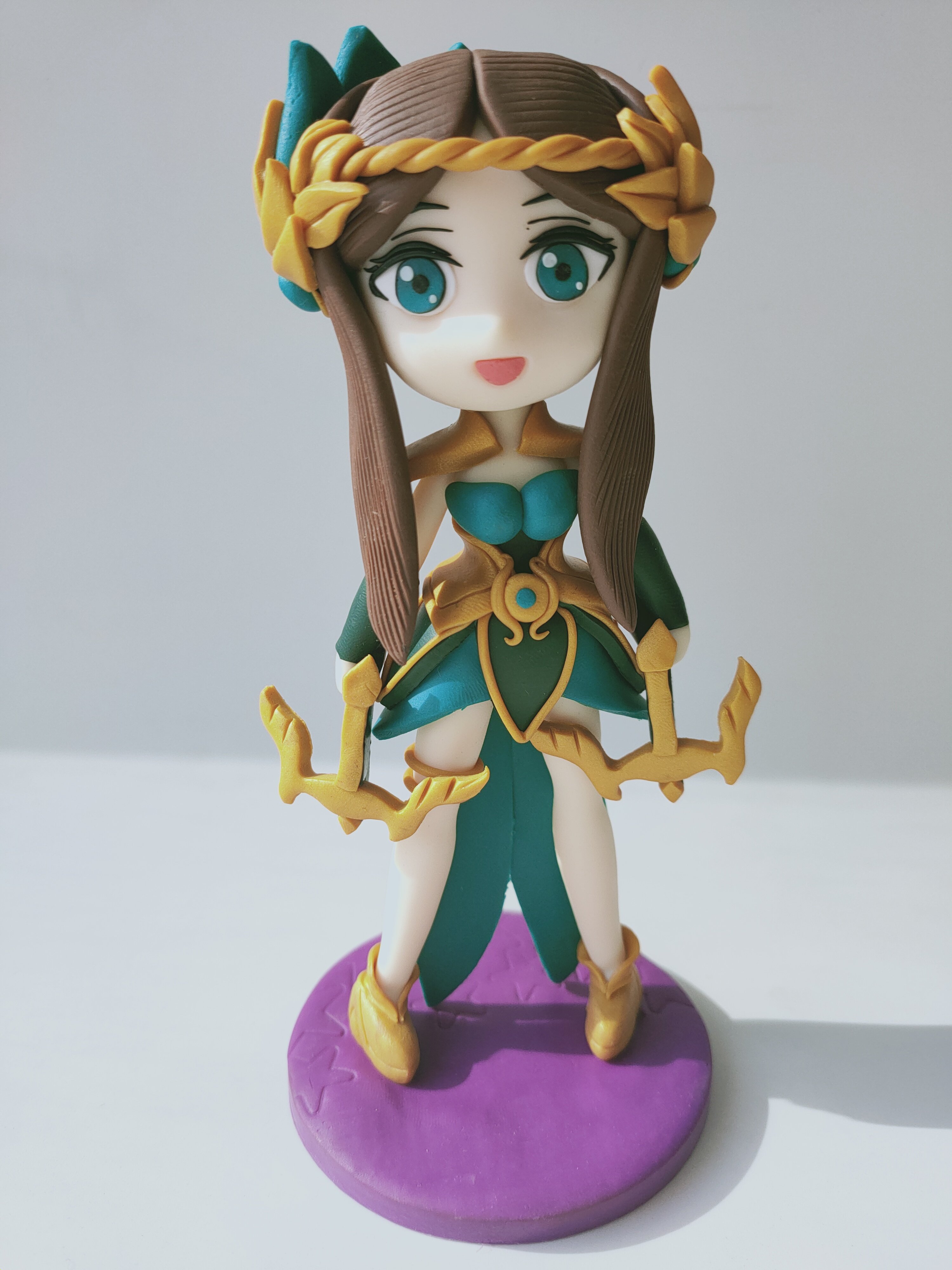 软陶陶缘手工卡通动漫泥人公仔人偶王者荣耀软陶泥