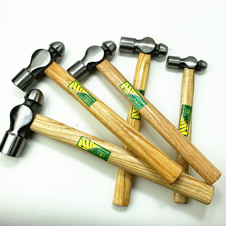 木柄圆头锤元头奶子榔头铁锤25p圆头锤