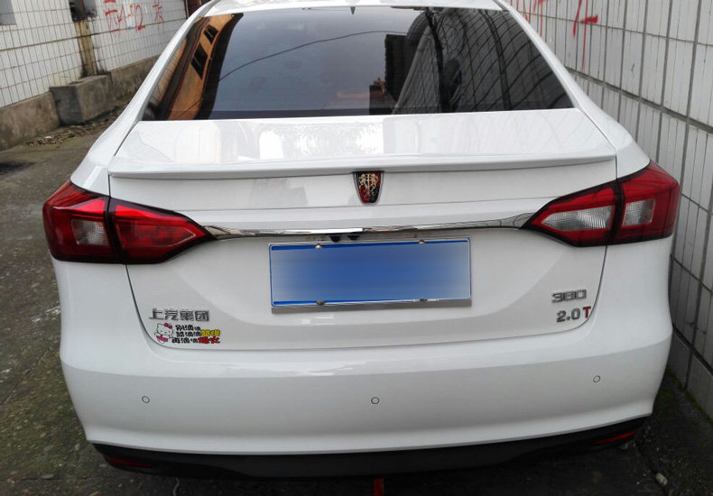 荣威360专用改装带漆烤漆abs免打孔尾翼压翼360尾翼360压翼改装