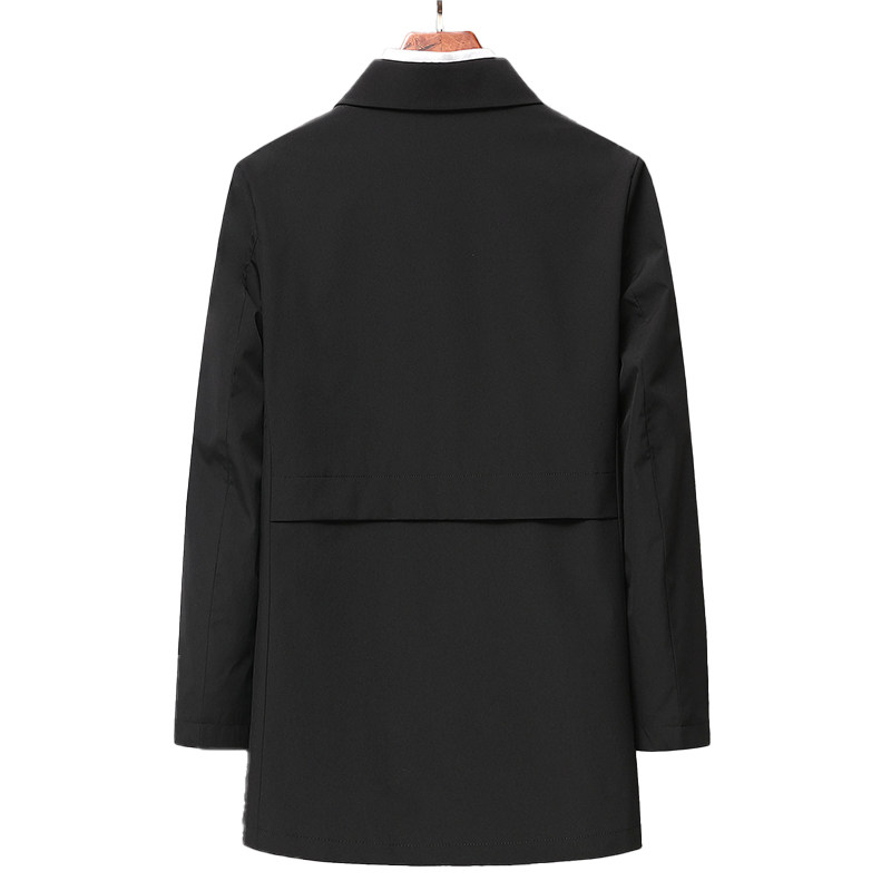 aquascutum雅格狮丹品牌男装新款秋冬男士风衣休闲中长风衣