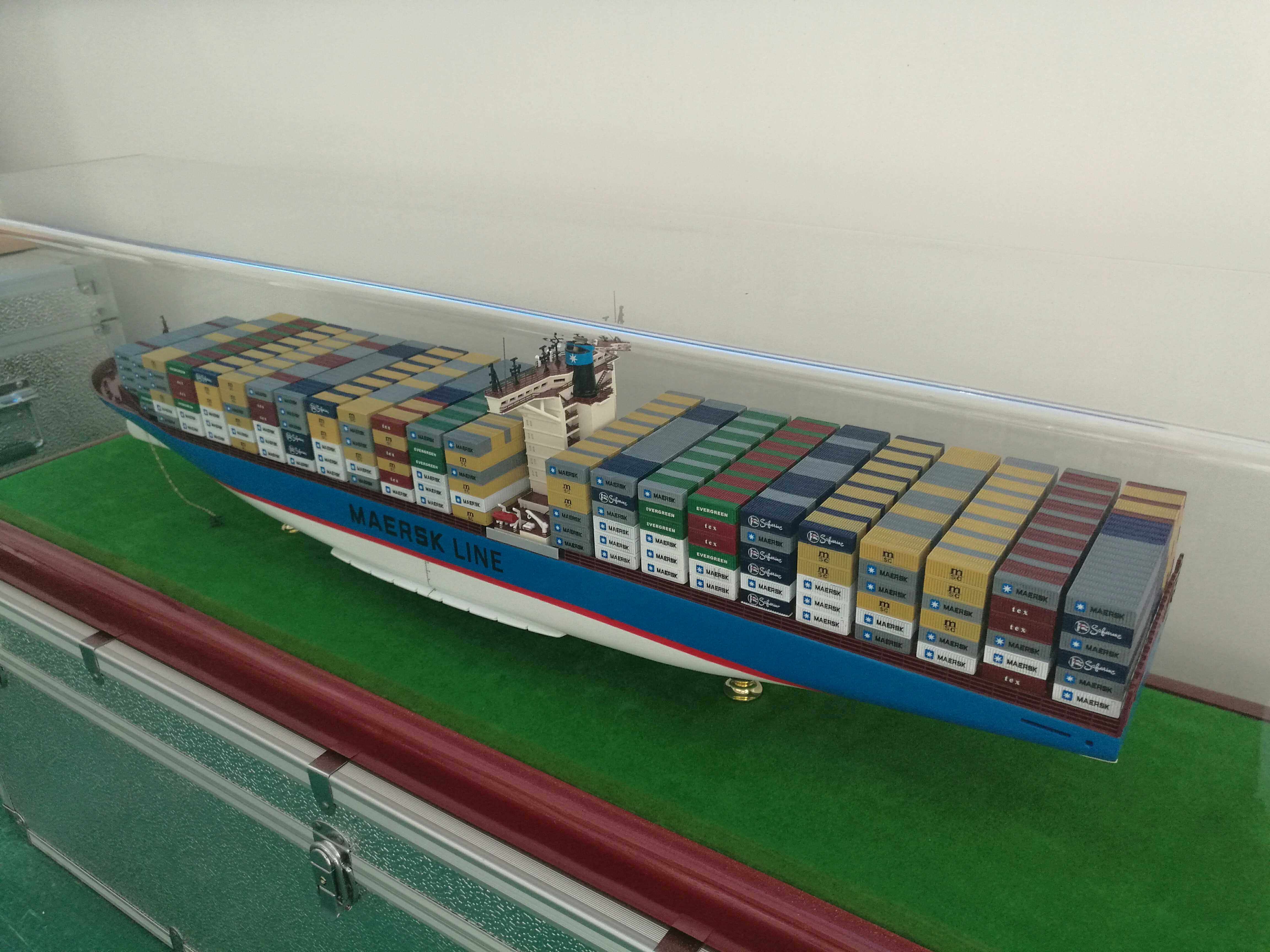 船模厘米集装箱船模型货柜货柜船货轮货船船舶模型制作船舶