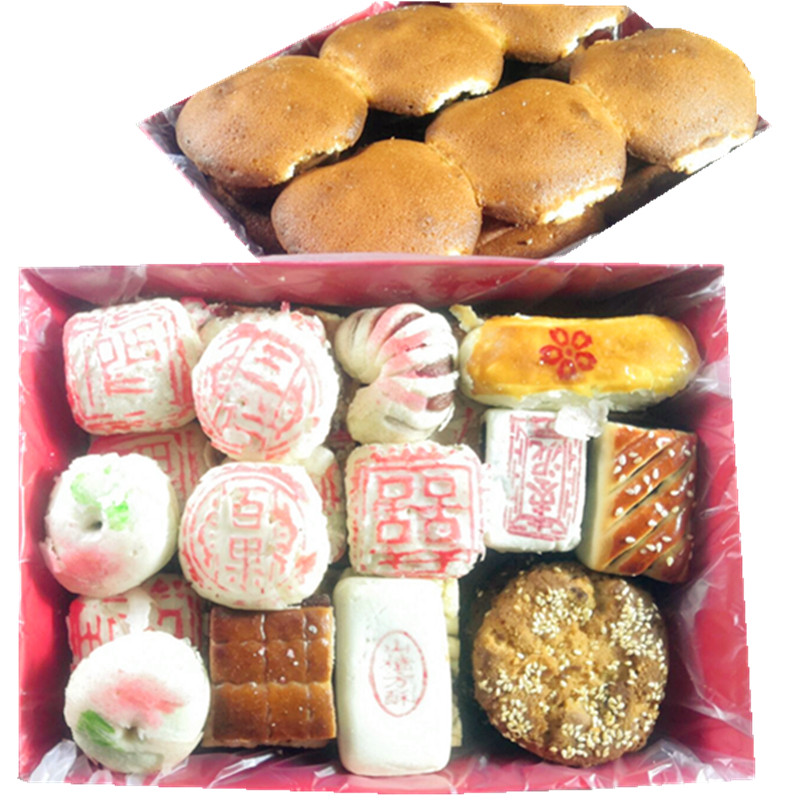 天津大小槽子八件酥皮特产传统香油清真老味传统中式糕点