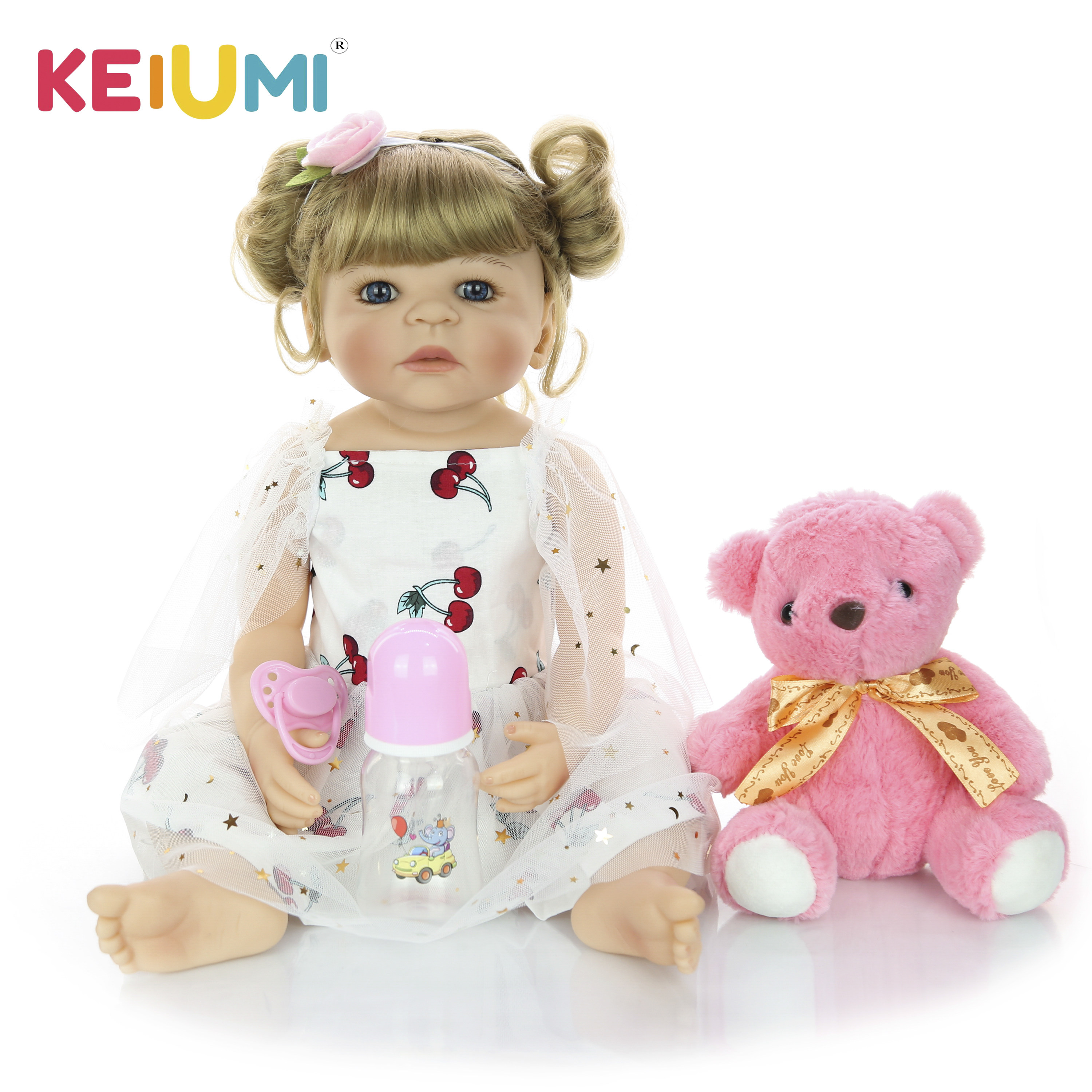 keiumi重生娃娃rebornbabydoll22寸55cm仿真婴儿娃娃