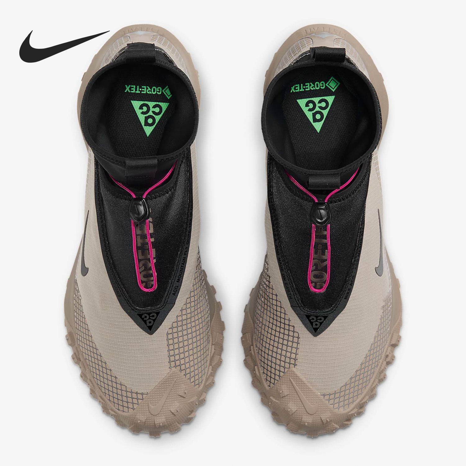 nike耐克正品acggore-tex3m反光高帮男机能袜套跑步跑步鞋