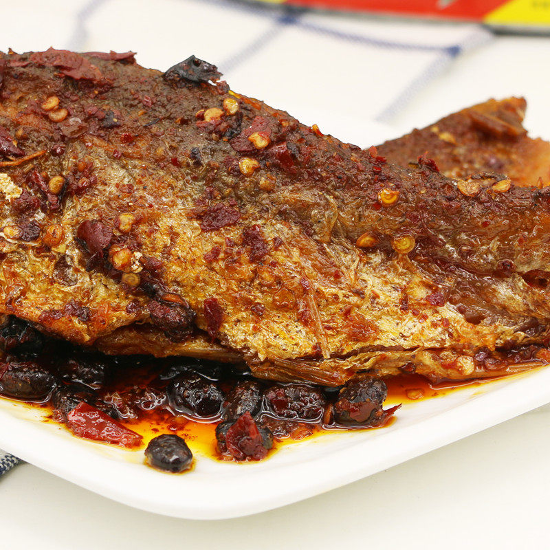 豆豉罐头花牌金装鲮鱼227g罐豆鼓鱼鲫鱼红烧鱼类罐头