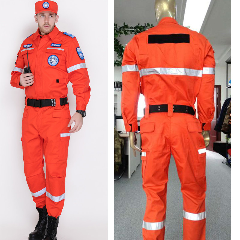 救援新品春秋服作训服应急消防消防队队服公益消防服