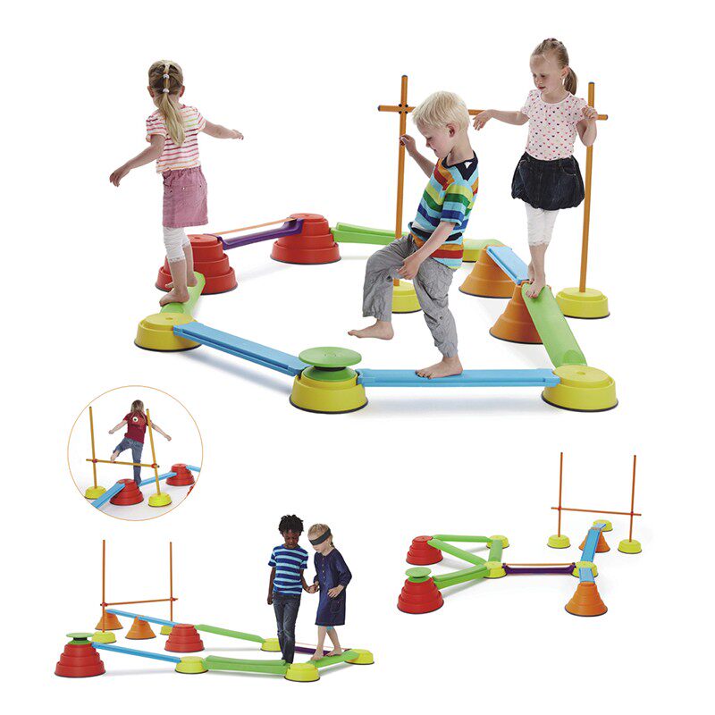 高级建构平衡套装儿童早教构建感统训练游戏感统训练器材