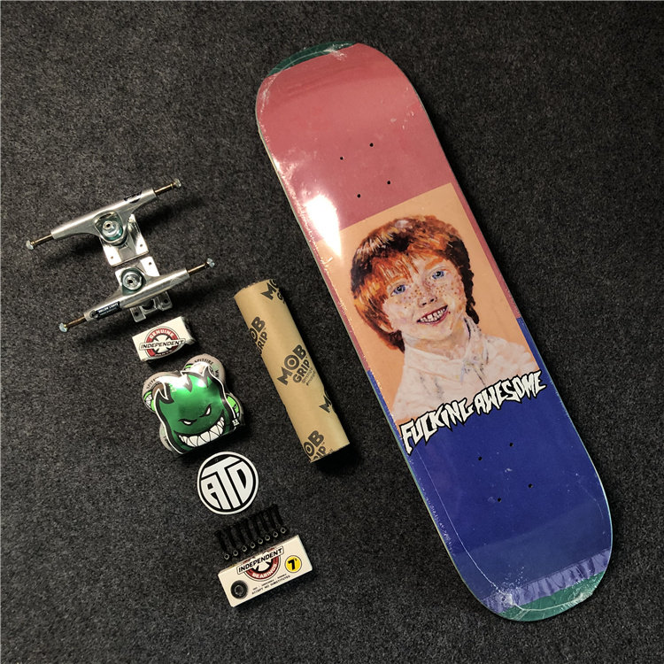 fuckingawesome滑板专业专业组组装双翘美国进口thunder滑板