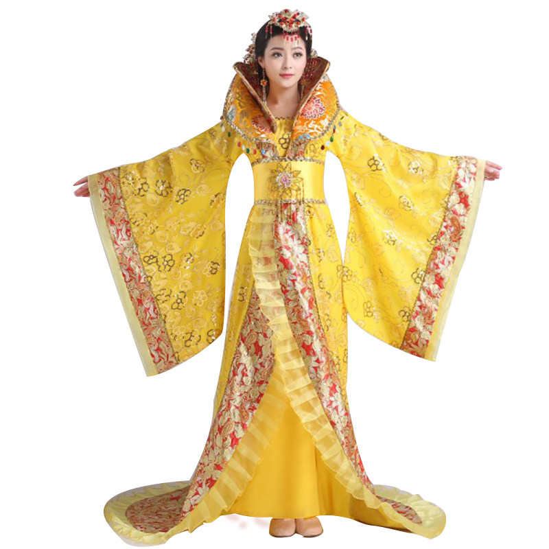 唐古装结婚礼中式演出服皇后唐装仙女贵妃武则天古装民族服装