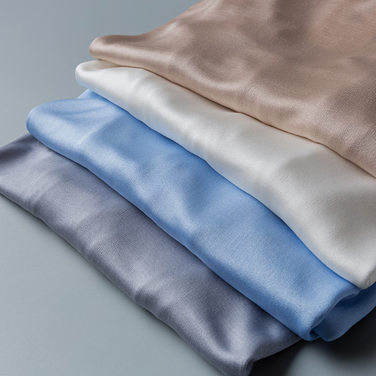 2020新款男士双面针织桑蚕丝圆领纯色T恤秋冬真丝打底衫 男