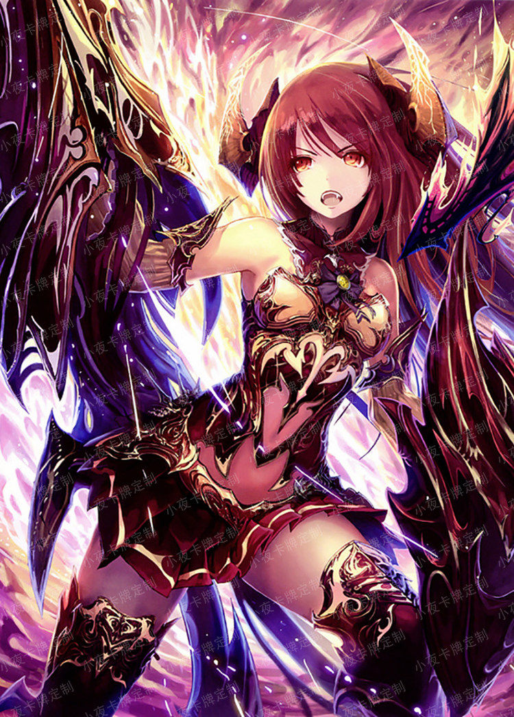 巴哈姆特之怒美少女第一一季150张桌游卡牌diy美图桌游卡牌