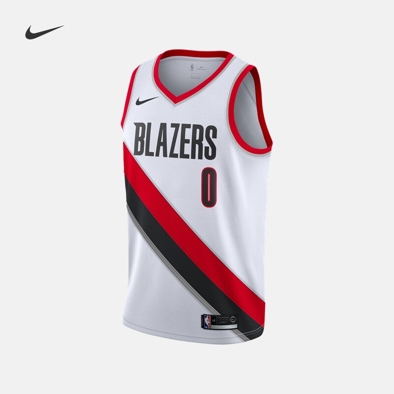 nike耐克官方波特兰开拓者队nbajersey男子球衣夏季864445篮球服