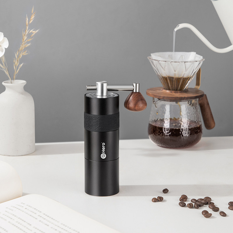 hero螺旋桨s03手摇磨豆机咖啡豆研磨机便携咖啡机家用磨豆机