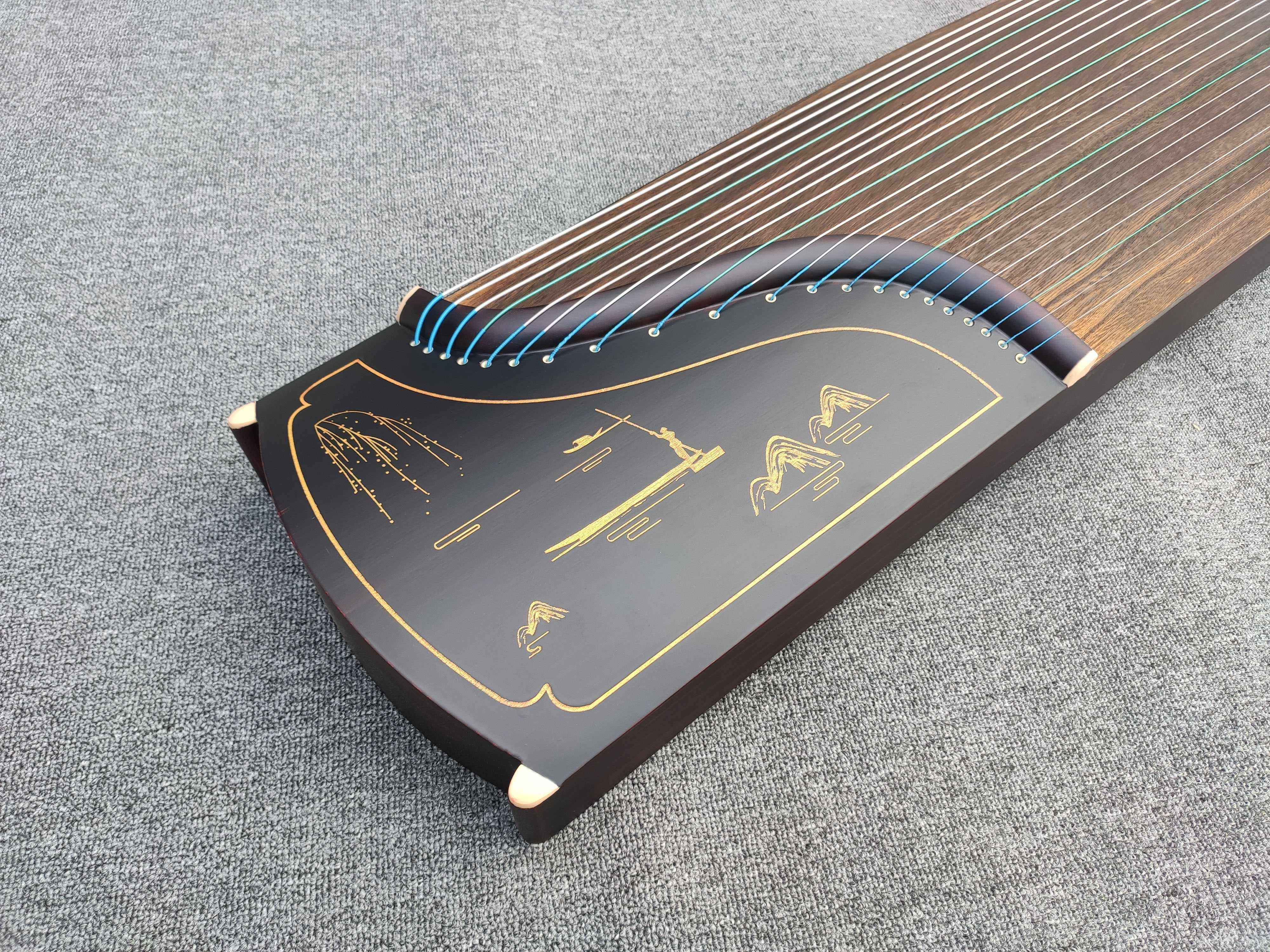 便携家庭尼龙龙钢丝弦通用优质教学新品实木古筝