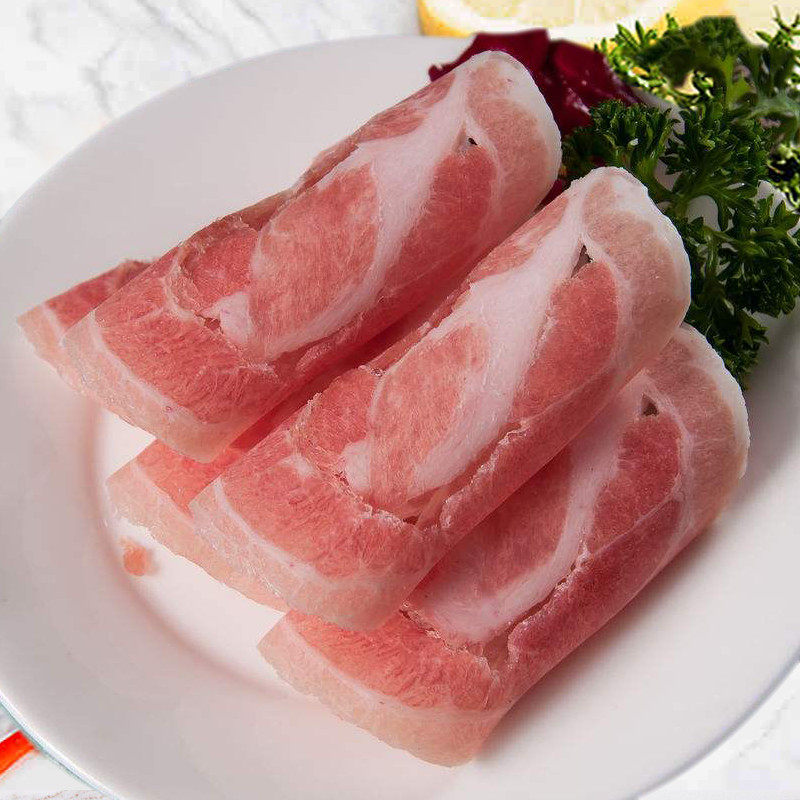 重庆火锅食材新鲜 火锅店配菜品 生鲜食材 猪肉卷 老肉片猪肉片