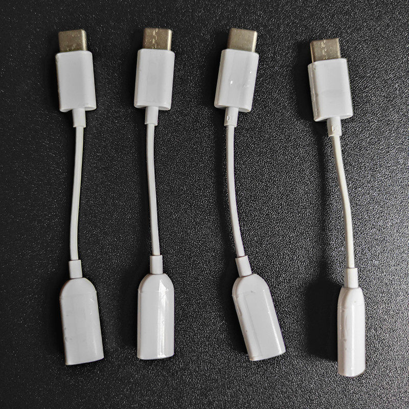 原装tepyc耳机转换器扁口手机转换适用于华为小米转接头