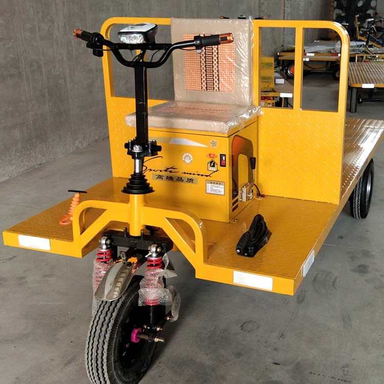 电动搬运厂家直销小型三轮平板车工地地拉车间工具车