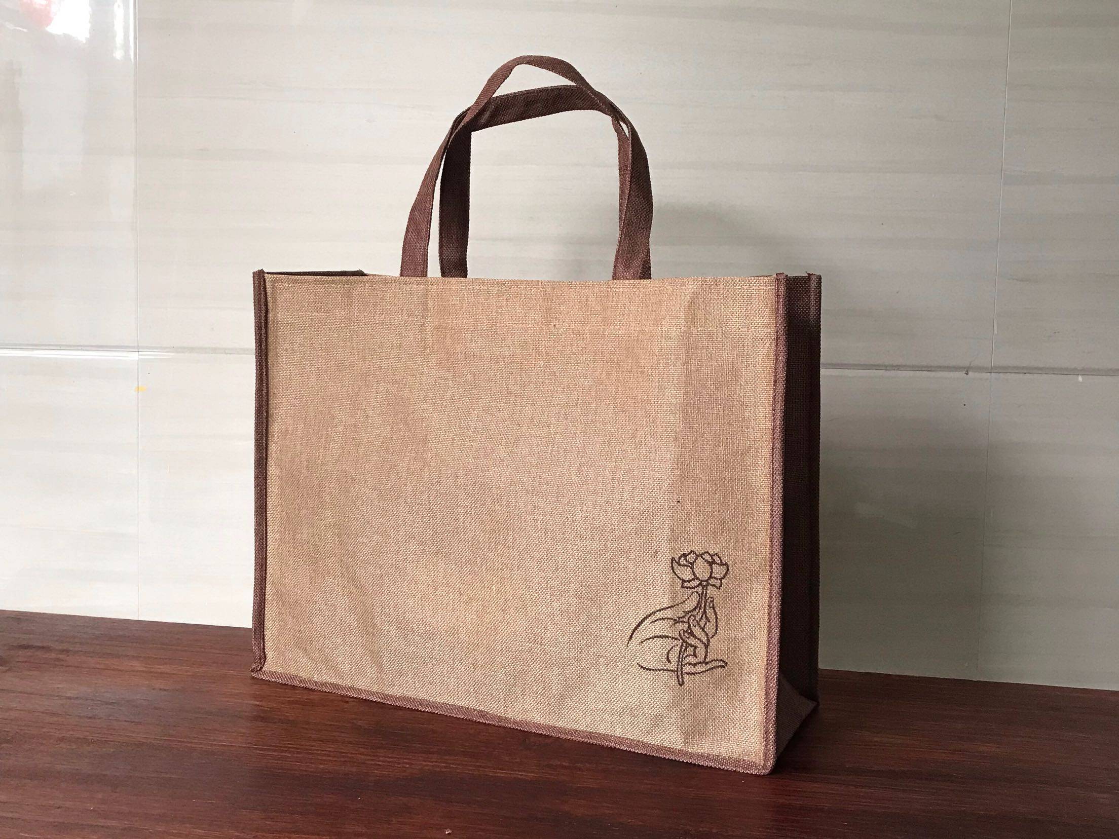 复古古文艺棉麻布手提袋编织茶具手提布袋新款礼品袋