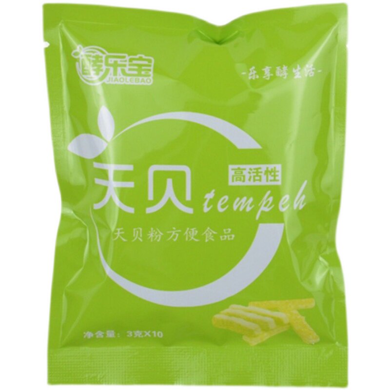 天贝粉印尼丹贝发酵粉tempeh新鲜天贝发酵菌种剂纯素黄豆天贝菌种