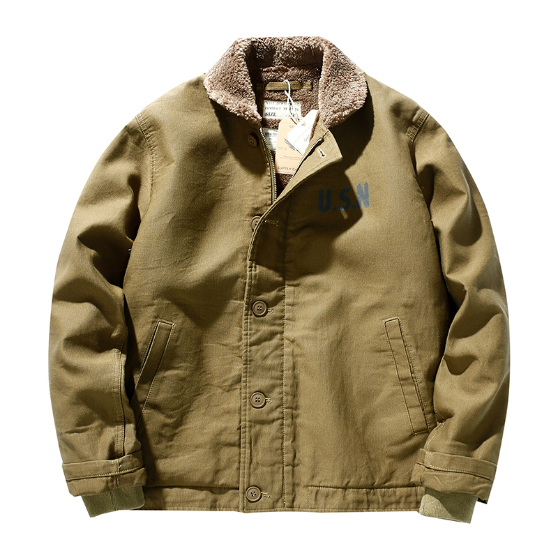 甲板n1美式休闲复刻海军外套n1deckjacket加厚夹克