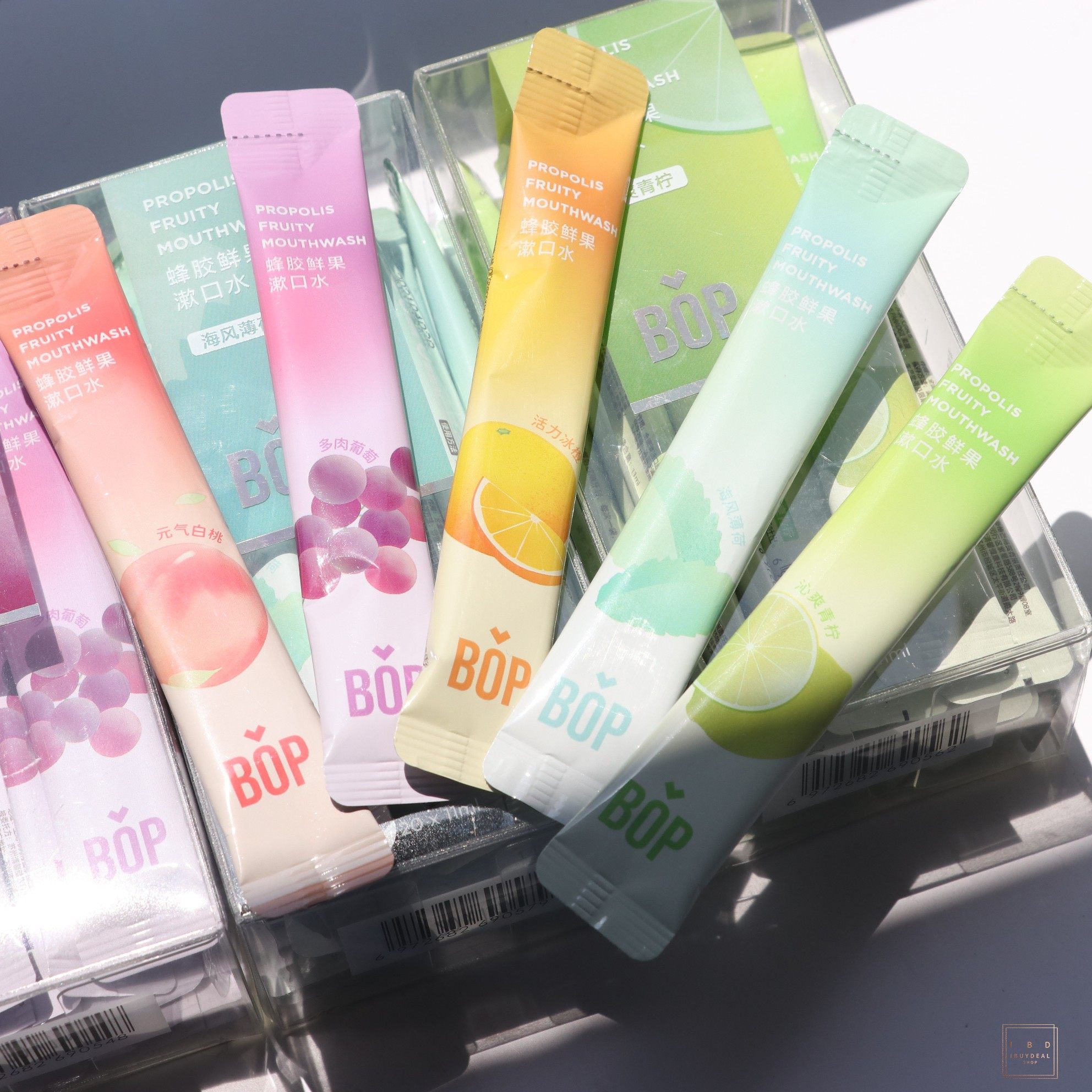 上海bop蜂胶鲜果漱口水便携一次性袋装清新懒人口腔清洁清新