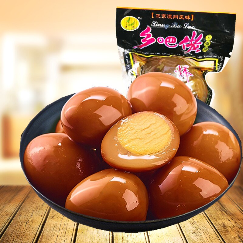 乡巴佬鸡蛋卤蛋卤鸡蛋五香卤味零食品店小吃休闲熟食喜蛋茶叶去壳