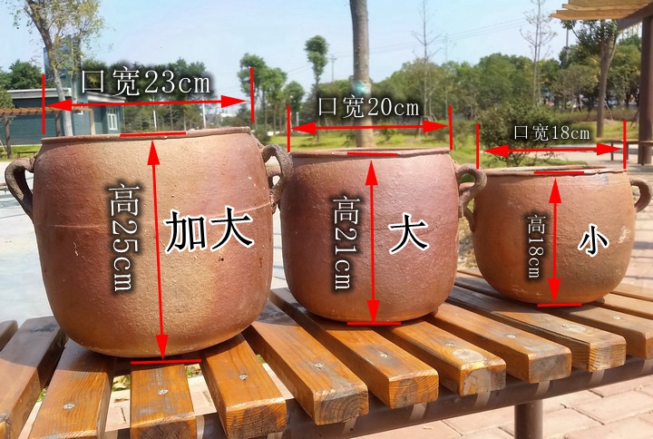湖北土罐老式手工砂锅土罐子土瓦罐土吊子孕妇儿童煲汤土砂罐