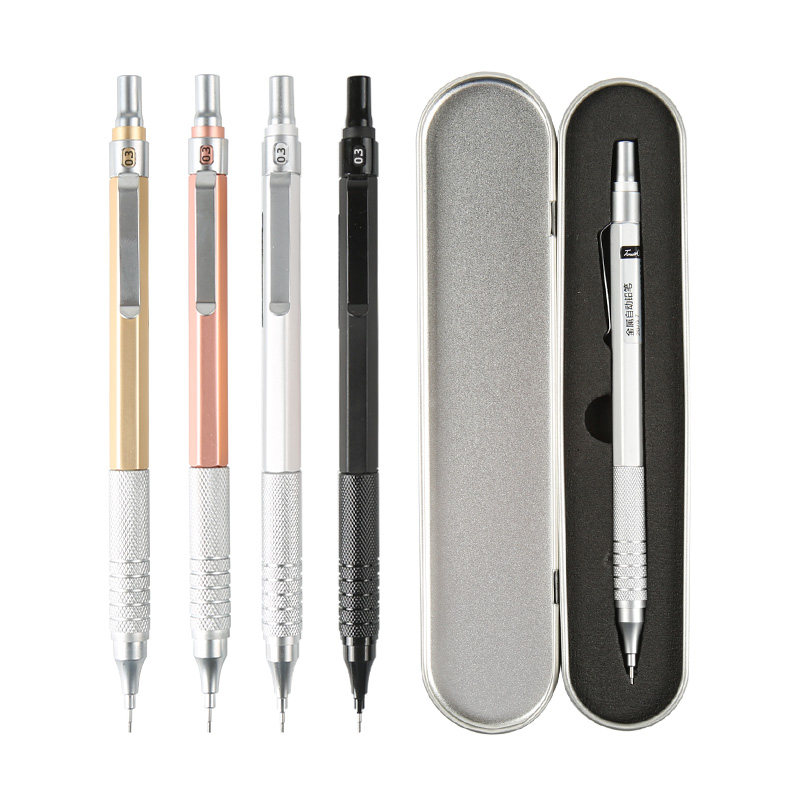 touchmark纯金属自动铅笔0.5mm漫画手绘防断活动铅笔手绘书写铅笔