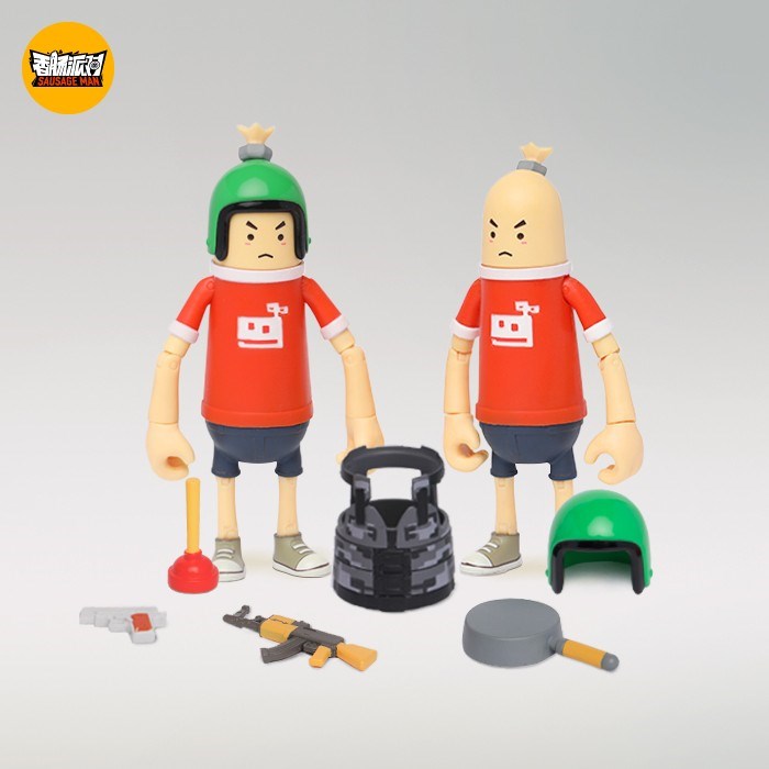 香肠派对人偶公仔可动兵人玩具潮玩道具模型其他人偶玩具