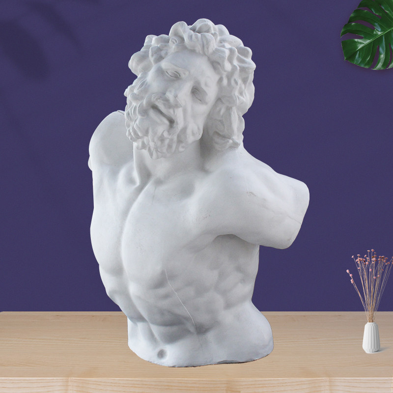 劳孔石膏头像胸像几何体静物素描描写生艺写生石膏像