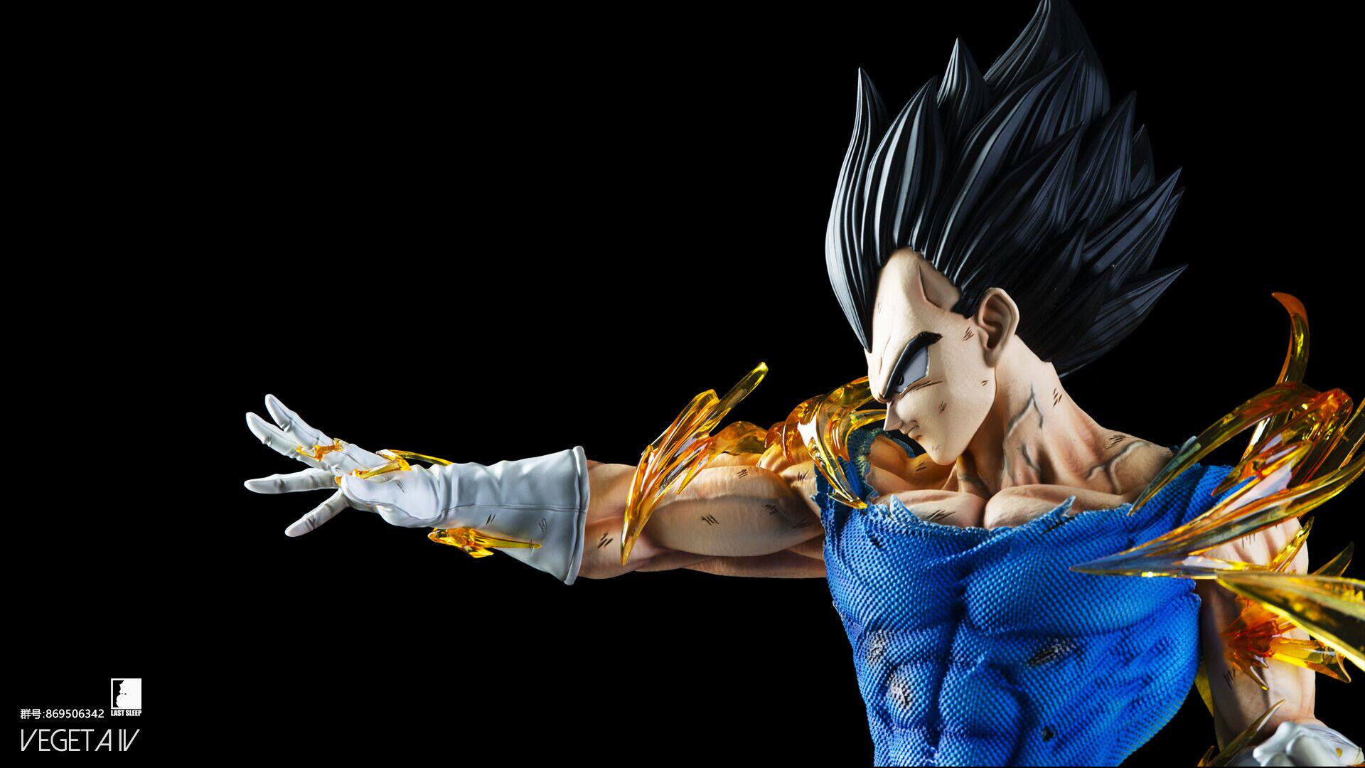 yygkls贝吉塔龙珠gk手办雕像带灯lastsleep三头手办