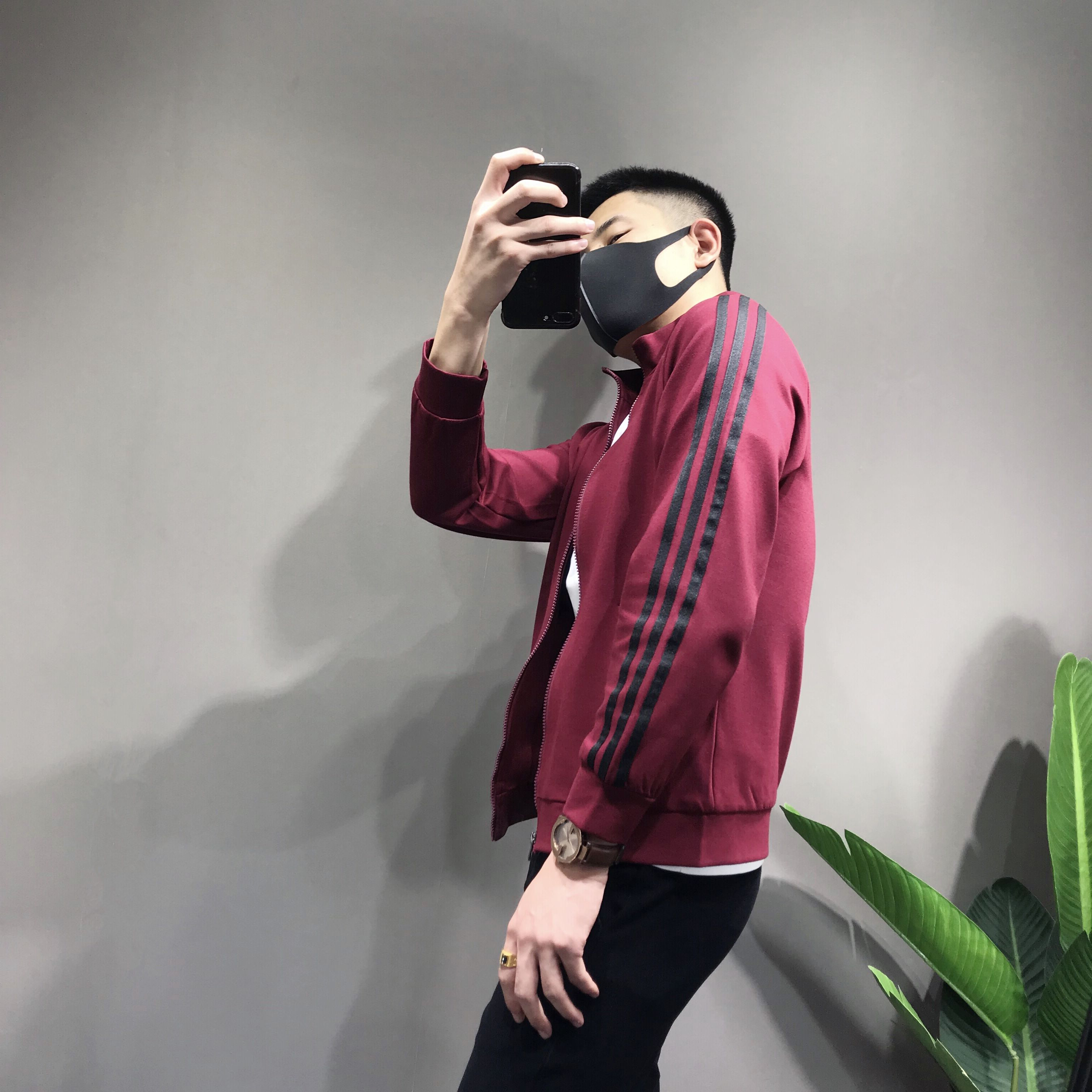 2021春秋季新款夹克男韩版潮流社会精神小伙修身网红同款快手外套